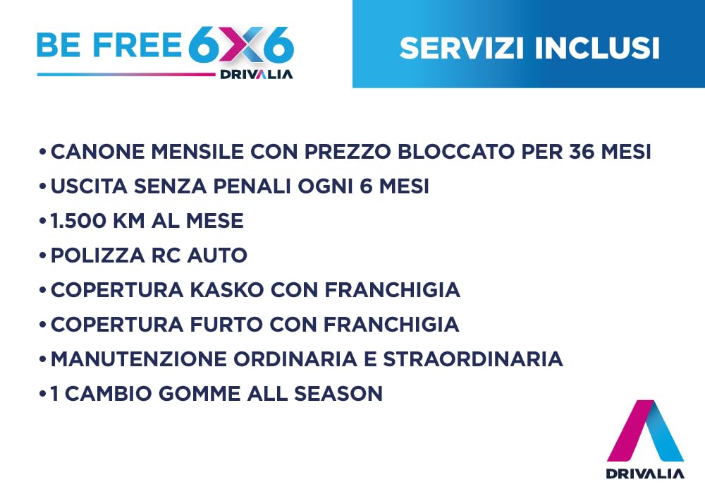 Iscrizione noleggio in abbonamento a medio termine BE FREE 6X6 (Stelvio)