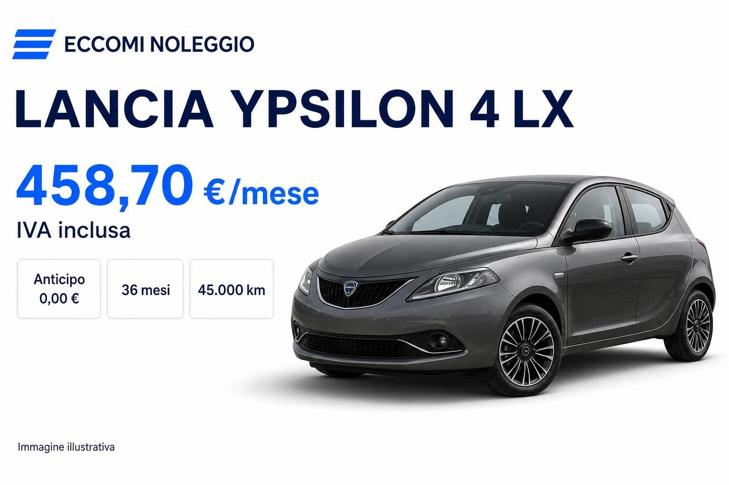 LANCIA Ypsilon 4 LX – immagine illustrativa