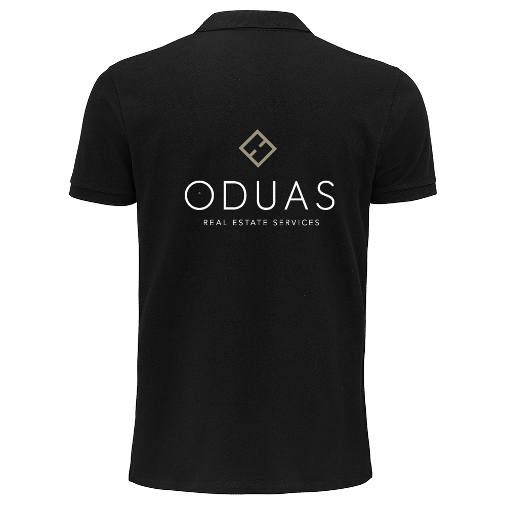 Polo Oduas in Cotone Black