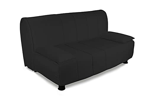 Divano letto Materasso 160x190, nero