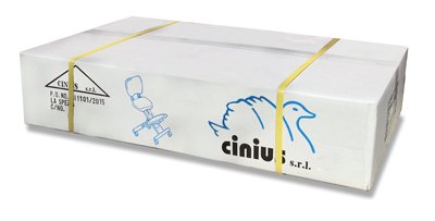 Sedia ergonomica con Schienale, Nera