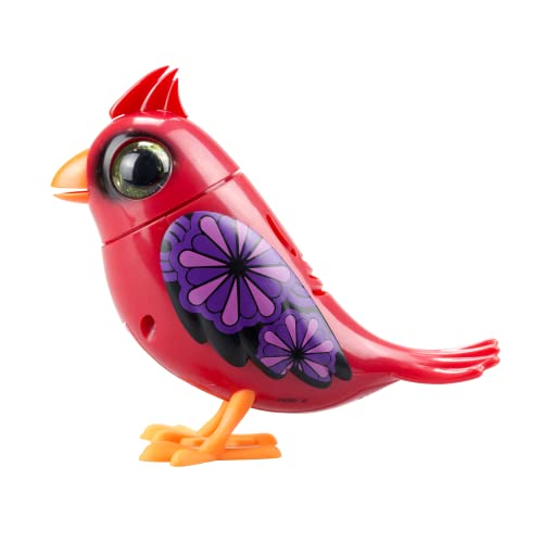 Rocco Giocattoli Digibirds Cardinale - Uccellino Canterino Interattivo