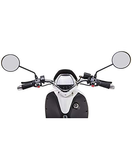 Scooter elettrico Adulto E-SCOOTER Vespa 1200W 45km/h Retro moto elettrica NERO - Eccomi OnLine