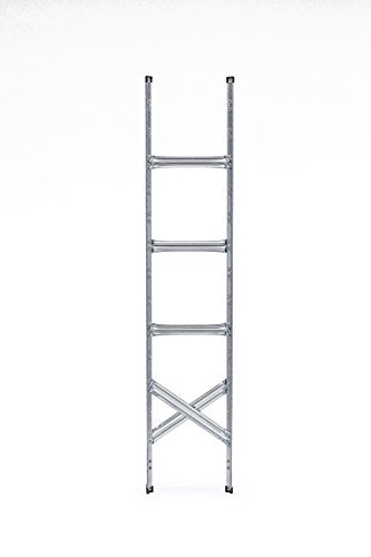 Scaffale ad Incastro, Dimensioni 2000 x 500 x 1200, 5 Livelli di Carico, Acciaio Zincato, Campata Iniziale