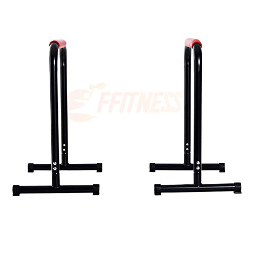 Barre Parallele Unisex Adulto, Nero Rosso, Taglia Unica