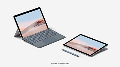 Microsoft Surface GO 2 Tablet, 10.5'', 4 GB RAM, 64 GB SSD, Dual-Core Intel Pentium Gold 4425Y, Windows 10 Home, Platino