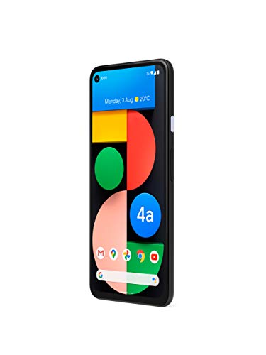 Google Pixel 4a with 5G (2020) G025I 128GB + 6GB RAM Factory Unlocked 5G Smartphone (Just Black)