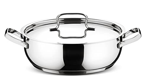 Lagostina Sfiziosa Set di Pentole per Induzione, Acciaio Inossidabile, Argento, 18 cm, 10 unità