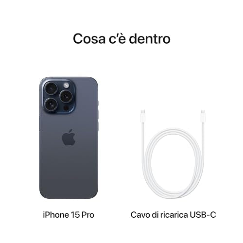 Apple iPhone 15 Pro (256 GB) - Titanio blu