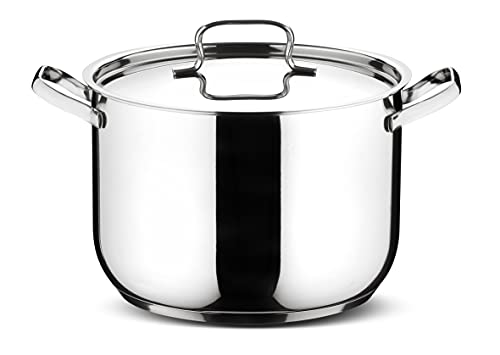 Lagostina Sfiziosa Set di Pentole per Induzione, Acciaio Inossidabile, Argento, 18 cm, 10 unità