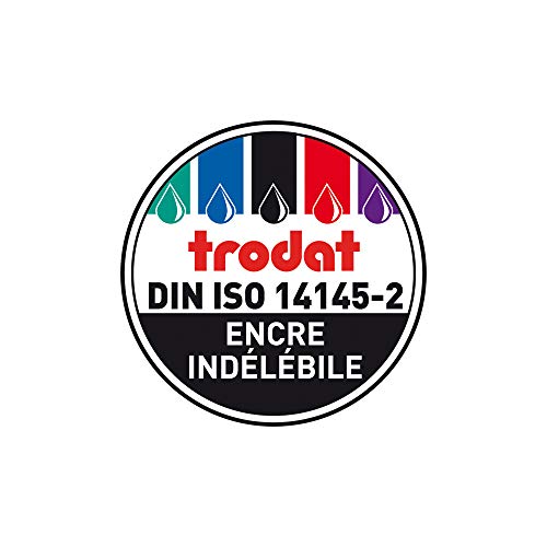 Timbro Trodat Printy 4913 Typomatic – 5 righe di testo da poter comporre da soli – inchiostro nero incluso