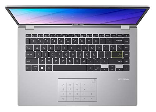 NOTEBOOK E410MA Bianco 14" FHD Intel® Celeron® N4020 N 4 GB DDR4 64 GB eMMC Wi-Fi, Windows 10 S, Numberpad - Eccomi OnLine