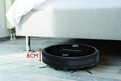 Hoover 38383000, H-Go 300 Hydro HGO320H 011 Robot Multifunzione 2in1, aspirazione+Lavaggio, Hi-Gloss Black