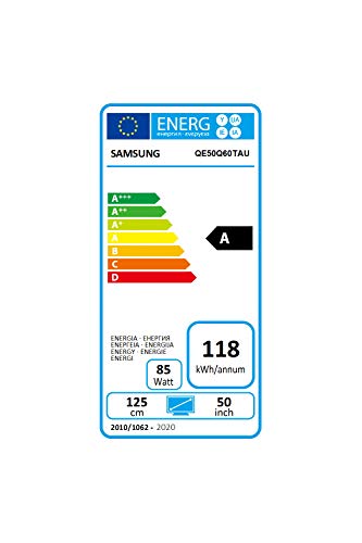 Samsung 50” QE50Q60TAUXZT Smart TV, QLED 4K, UHD, Dual LED, Wi-Fi, Nero, 2020.