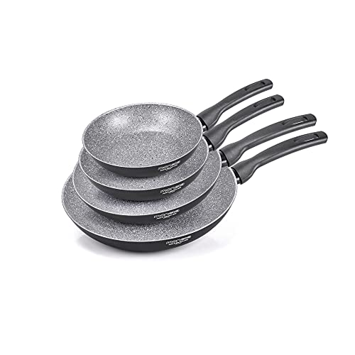 Moneta Insieme Set Padelle 18-22-24-28 cm anche induzione