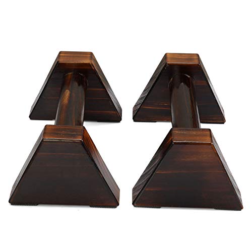 Supporto per Push-up in Legno, Attrezzo Fitness Antistress per Allenamento Muscolare Interno ed Esterno con Braccio a Forma di I