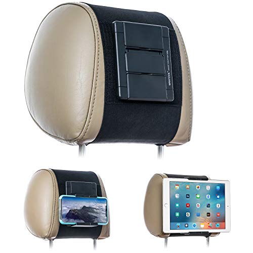 Wanpool - Supporto per poggiatesta auto per tablet e telefoni con schermo da 5-10,5" – Apple iPhone, iPad Air Mini, Samsung Galaxy, Nintendo Switch - Eccomi OnLine