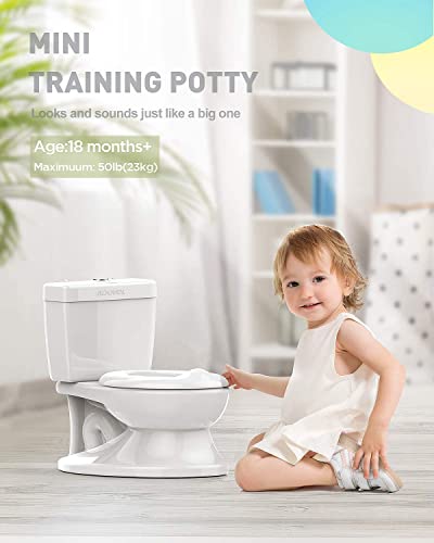 Vasino per Bambini, Simulazione Antischizzo Toilette, Funzione Antiscivolo +18 Mesi