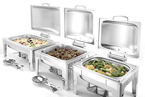Chafing dish GN 1/2 finitura satinata Scaldavivande