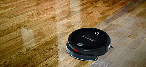 Hoover 38383000, H-Go 300 Hydro HGO320H 011 Robot Multifunzione 2in1, aspirazione+Lavaggio, Hi-Gloss Black