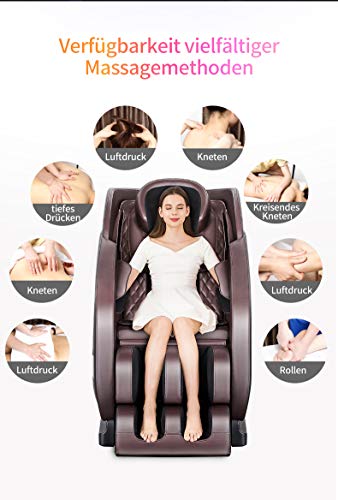 Poltrona massaggiante classica Zero Gravity, sedia relax