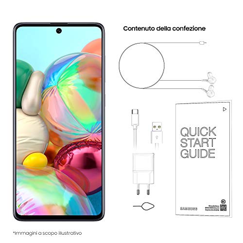 Samsung Galaxy A71 Smartphone + Cover SBS A71 Trasparente Inclusa - Eccomi OnLine