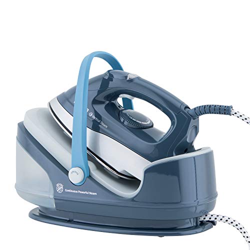 h.koenig V5i ferro da stiro, 2400 W, 1.7 Litri, 90, plastica, metallo, Blu/Azzurro - Eccomi OnLine