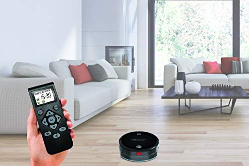 Hoover 38383000, H-Go 300 Hydro HGO320H 011 Robot Multifunzione 2in1, aspirazione+Lavaggio, Hi-Gloss Black