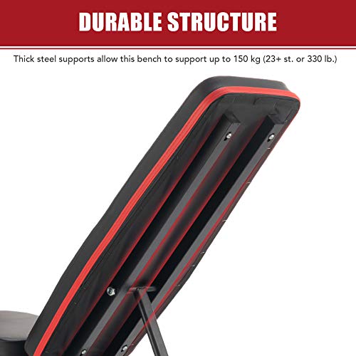 Panca Pesi Regolabile con Sedia Romana Preacher Curl Attrezzatura da Allenamento per Addominali Panca Fitness per Casa Massimo 150 kg con Set di Fasce di Resistenza (Stile Aggiornato)