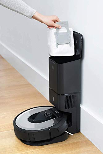 iRobot Roomba i7+ (i7556) Robot aspirapolvere WiFi, svuotamento automatico, argento