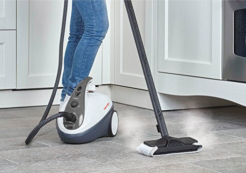 Polti Vaporetto Smart 30 S Pulitore a Vapore con Vano Porta Accessori Integrato, 3 Bar, uccide ed elimina il 99,99%* di virus, germi e batteri, Silver