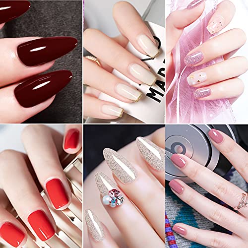Allenbelle Smalto Semipermante Per Unghie Kit In Gel Uv Led Smalti Semipermanenti Per Unghie Nail Polish UV LED Gel Unghie(Kit di 6 pcs 7.3ML/pc) (006)