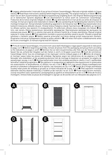 Armadio Alto Titan con Ripiani Regolabili, Grigio, 80 x 44 x 182 cm Keter