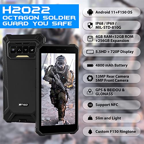 Rugged Smartphone IIIF150 H2022, IP68/69K Octa Core Android 11