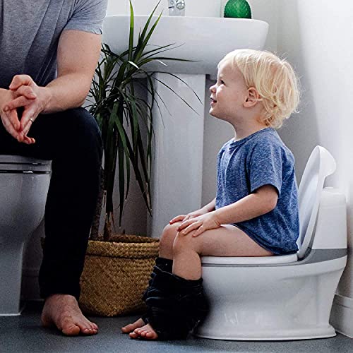 Nuby Dr. Talbot's My Real Potty - Vasino Per Bambini +18 mesi con suono realistico - Per Insegnare L'uso Del Wc, Grigio