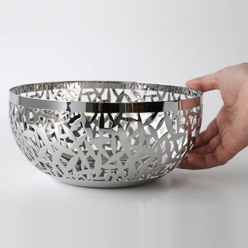 Alessi Cactus MSA04/21 Centrotavola Portafrutta Traforato di Design, in Acciaio Inox Lucido 18/10 - Eccomi OnLine