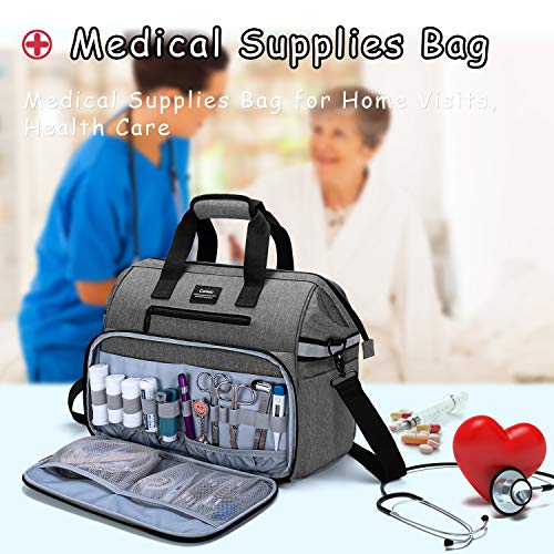 Borsa medica per visite a casa, grigio