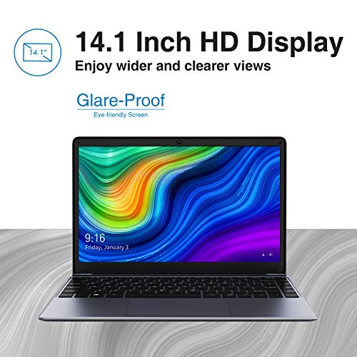 Chuwi- HeroBook Pro, computer portatile Ultrabook, 14,1', Intel Gemini Lake N4000, fino a 2.6 GHz, 4K, 1920 x 1080, Windows 10, 8 GB RAM, 256 GB SSD, Wi-Fi, USB 3.0, 38Wh - Eccomi OnLine