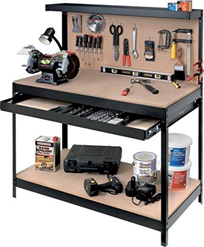 BANCO DA LAVORO CON PANNELLO CM.121X61X93/150H