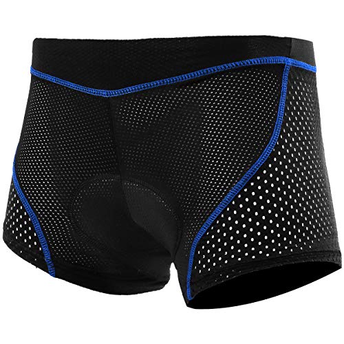 Ciclismo Uomo 5D Gel Imbottito Boxer Traspirante Biancheria Intimo Mutande Pantaloncini da Ciclismo Bici