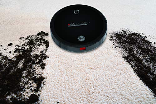Hoover 38383000, H-Go 300 Hydro HGO320H 011 Robot Multifunzione 2in1, aspirazione+Lavaggio, Hi-Gloss Black