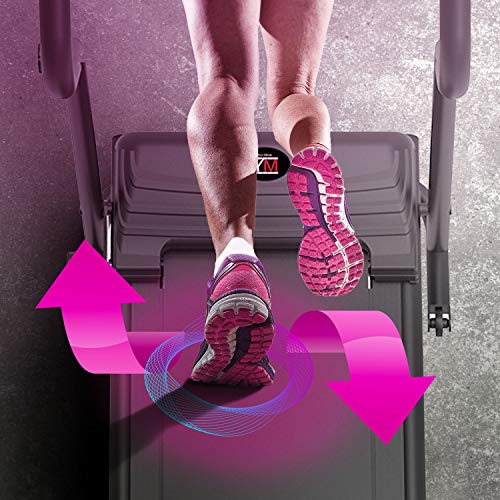 Tapis ROULANT Elettrico Pieghevole SALVASPAZIO 500 W (1500 W / 2,0 HP Picco) 6 KM/H Compatto, 3 PROGRAMMI, Display con Velocita’ Distanza Tempo E Calorie Ruote per Trasporto, Manubrio Soft Grip - Eccomi OnLine