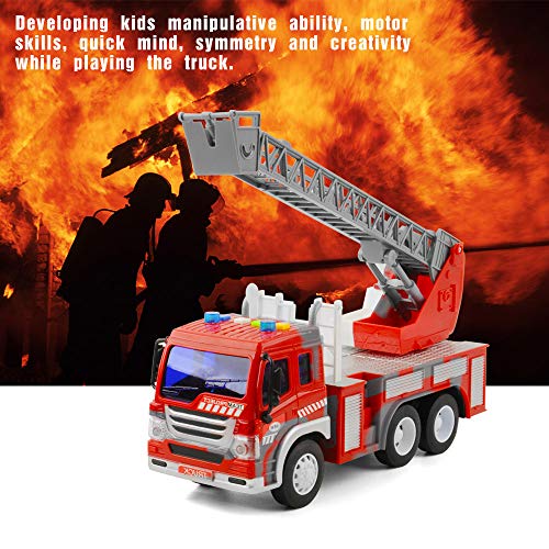 GizmoVine Giocattoli Ragazzi di 2 Anni, Camion dei Pompieri Giocattolo con Motore Antincendio a Frizione, Macchinine per Bambini e Ragazzi - Eccomi OnLine