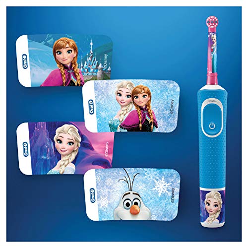 Oral-B Kids Spazzolino Elettrico Ricaricabile 1 Manico con Personaggi Disney Pixar Frozen, per età da 3 anni - Eccomi OnLine