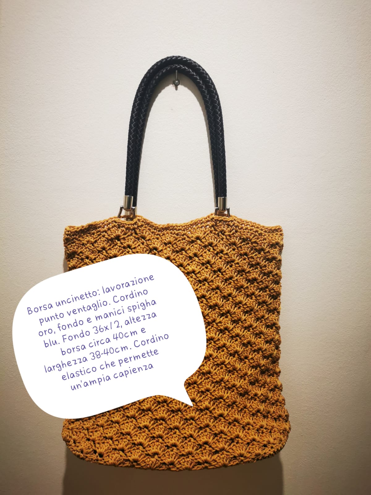 BORSA ALL'UNCINETTO, ORO