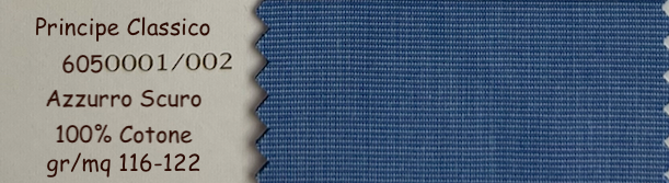 PRINCIPE CLASSICO CAMICIA ARTIGIANALE SU MISURA TESSITURA MONTI - gr/mq 116-122 - 100% Cotone