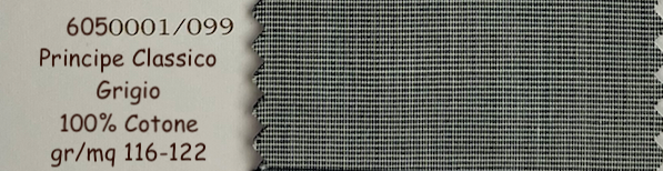 PRINCIPE CLASSICO CAMICIA ARTIGIANALE SU MISURA TESSITURA MONTI - gr/mq 116-122 - 100% Cotone