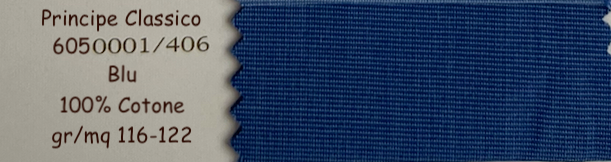 PRINCIPE CLASSICO CAMICIA ARTIGIANALE SU MISURA TESSITURA MONTI - gr/mq 116-122 - 100% Cotone