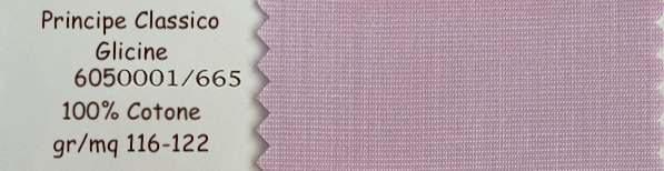 PRINCIPE CLASSICO CAMICIA ARTIGIANALE SU MISURA TESSITURA MONTI - gr/mq 116-122 - 100% Cotone