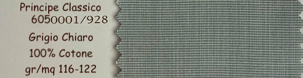 PRINCIPE CLASSICO CAMICIA ARTIGIANALE SU MISURA TESSITURA MONTI - gr/mq 116-122 - 100% Cotone